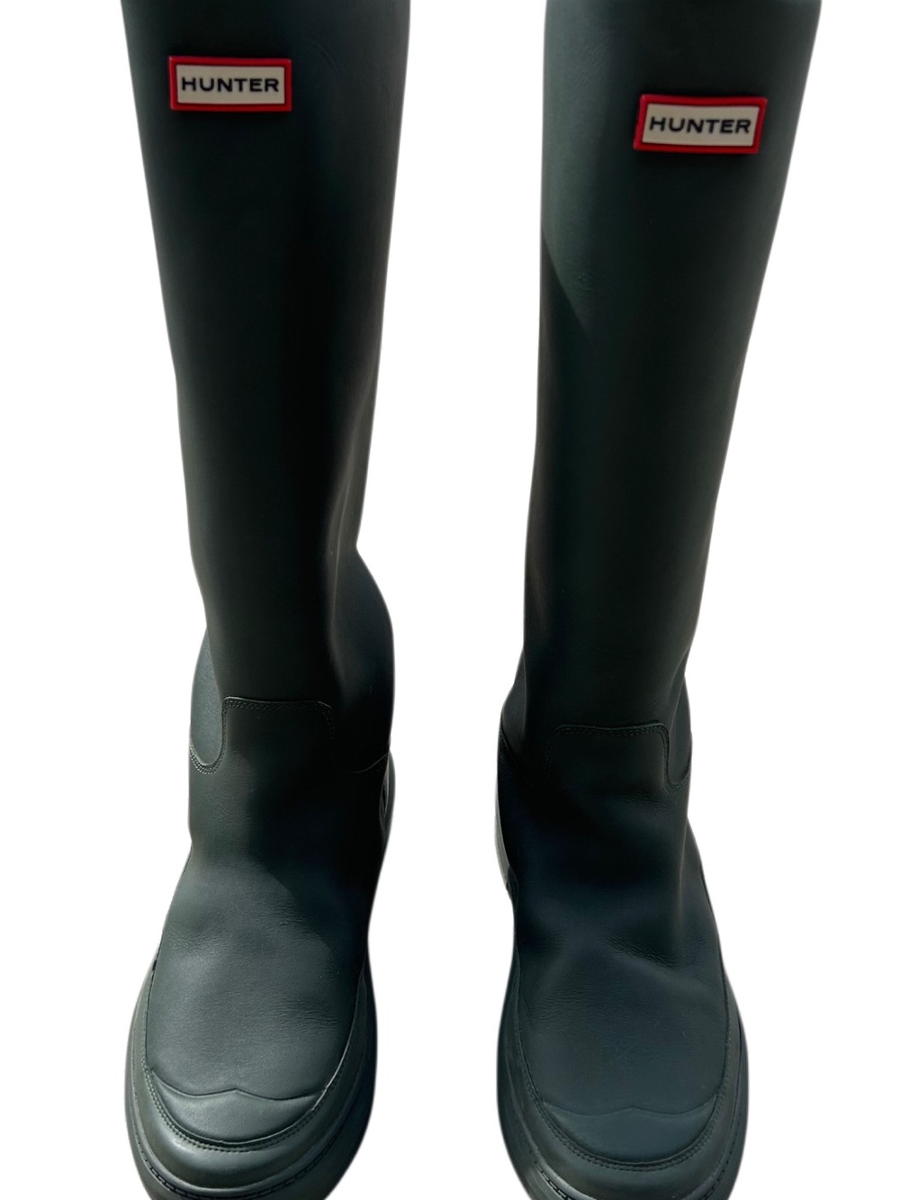 New Hunter ‘Killing Eve’ Chasing Lined Rubber Boots Women’s Size 11. Green Tall